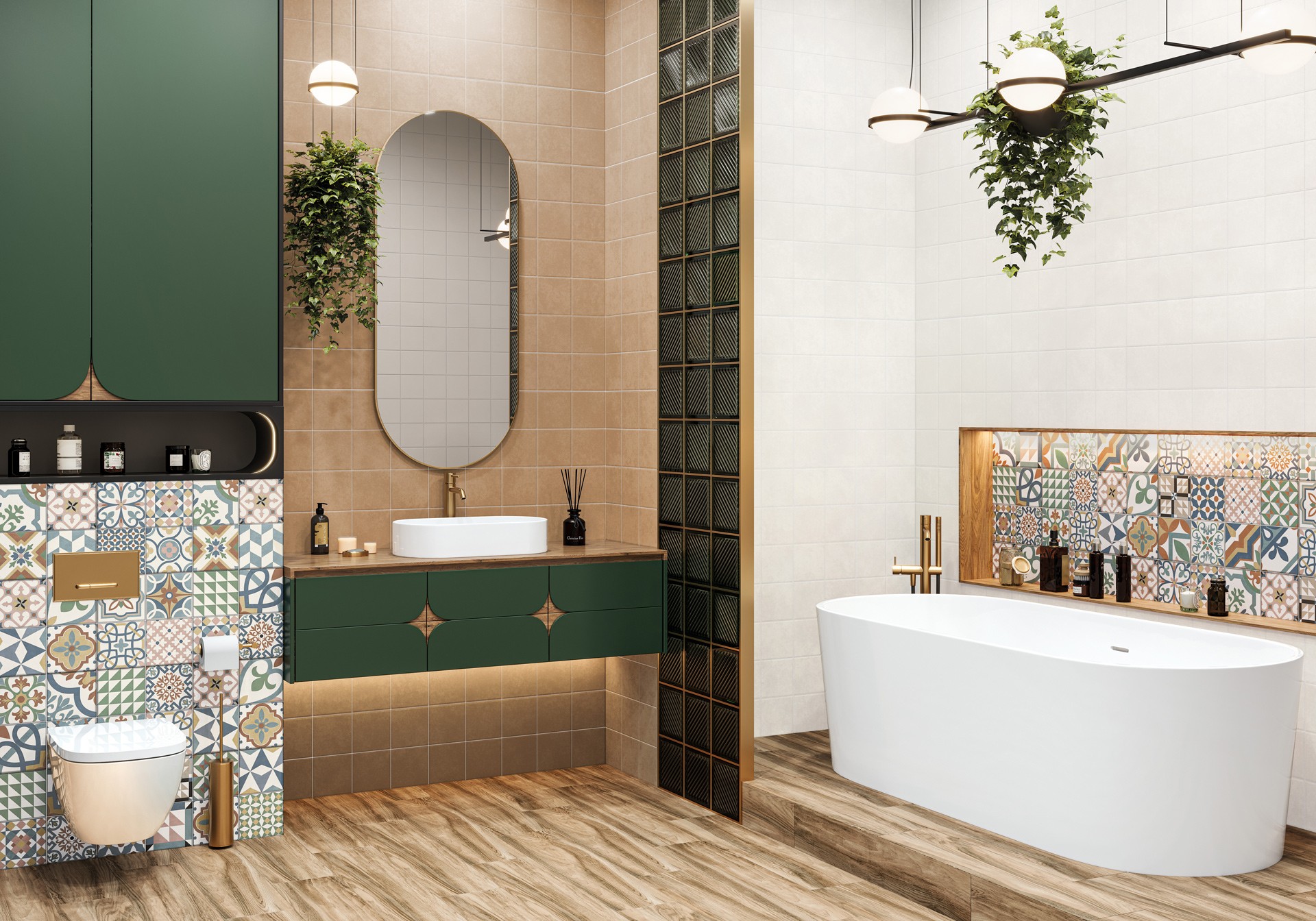 Керамическая плитка New Trend арт Дизайн Арт, бронзовый, 600x300 фото 3