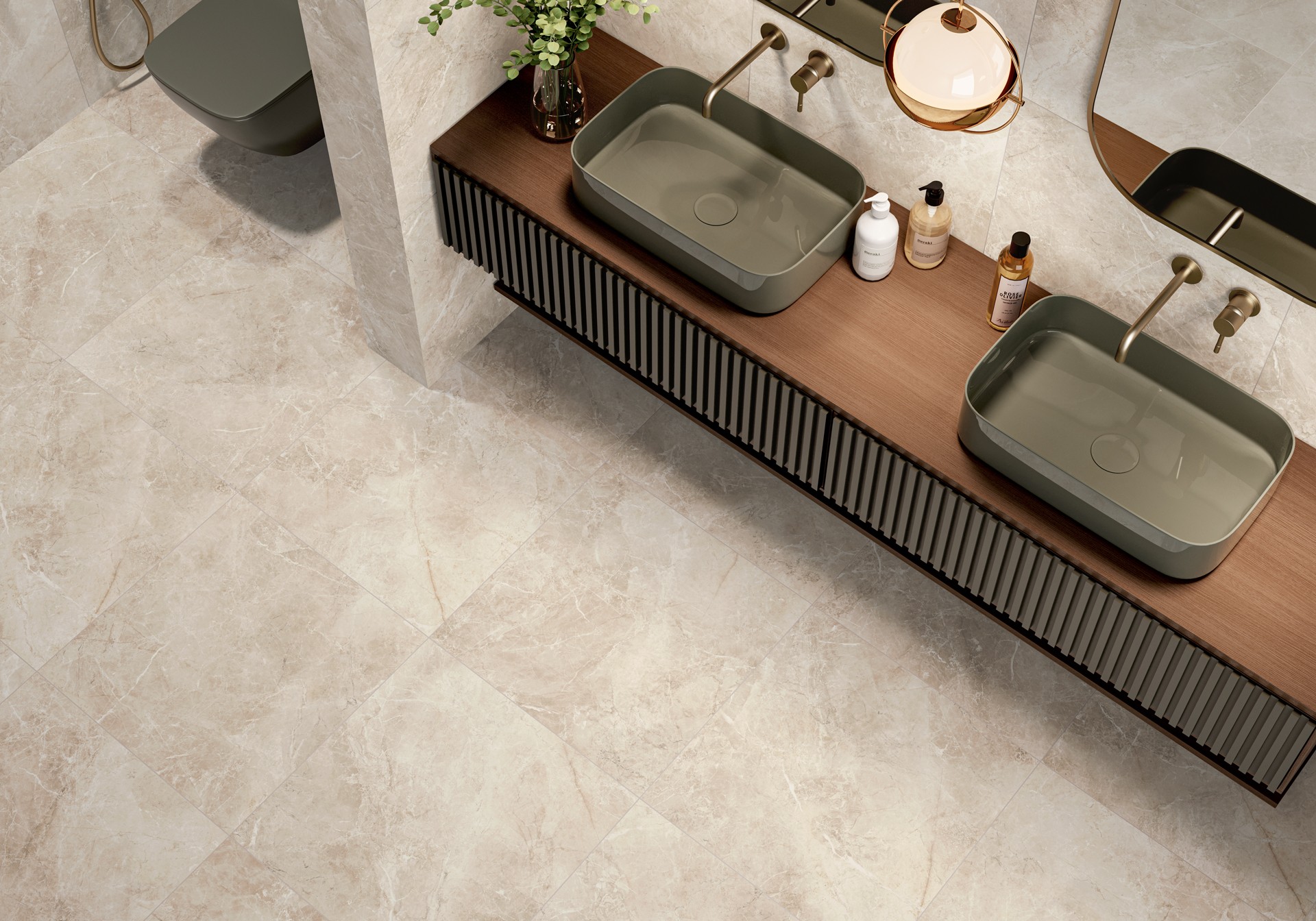 Керамогранит Alma Ceramica арт Апарель, светло-бежевый, 600х600 фото 2