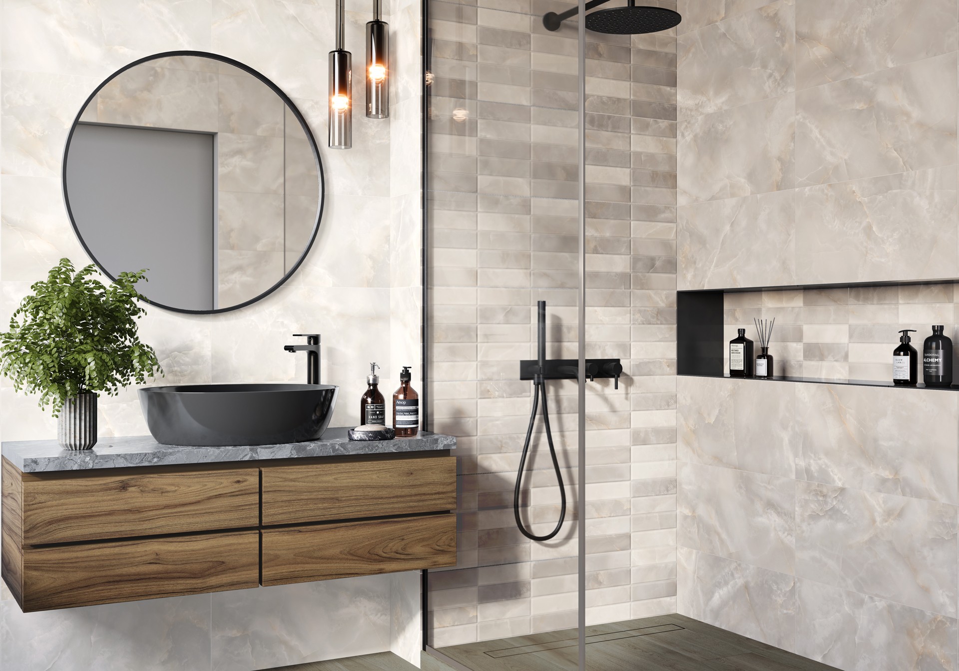 Керамогранит Alma Ceramica арт Азимут, серый, 600х300 фото 3