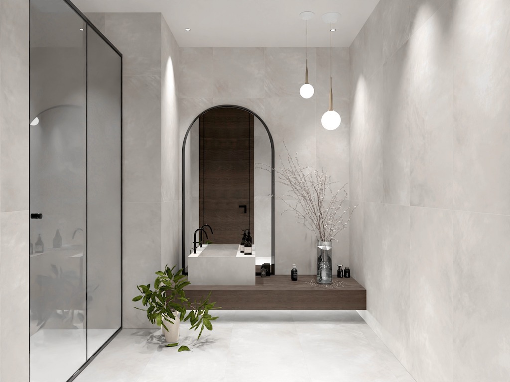 Керамогранит Global Tile арт Атлас, светло-серый, 1200х600 фото 3