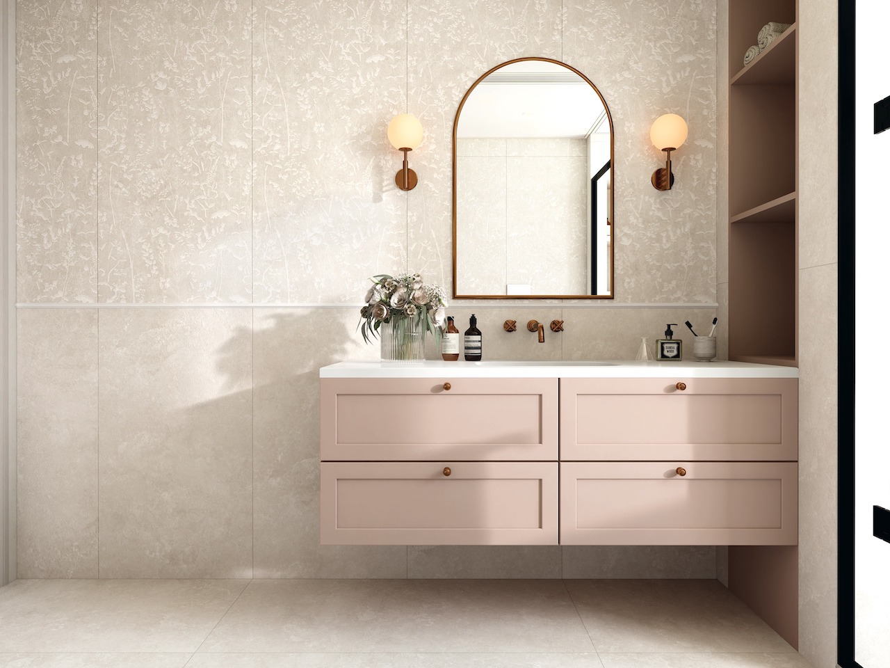 Керамогранит Global Tile арт Вереск, серо-бежевый, 1200х600 фото 2