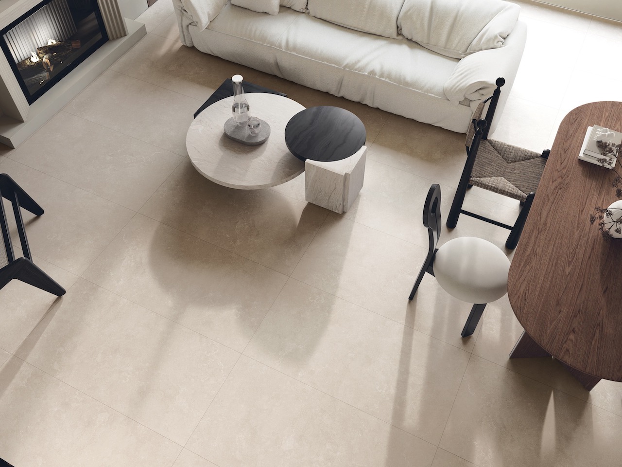 Керамогранит Global Tile арт Вереск, серо-бежевый, 1200х600 фото 3