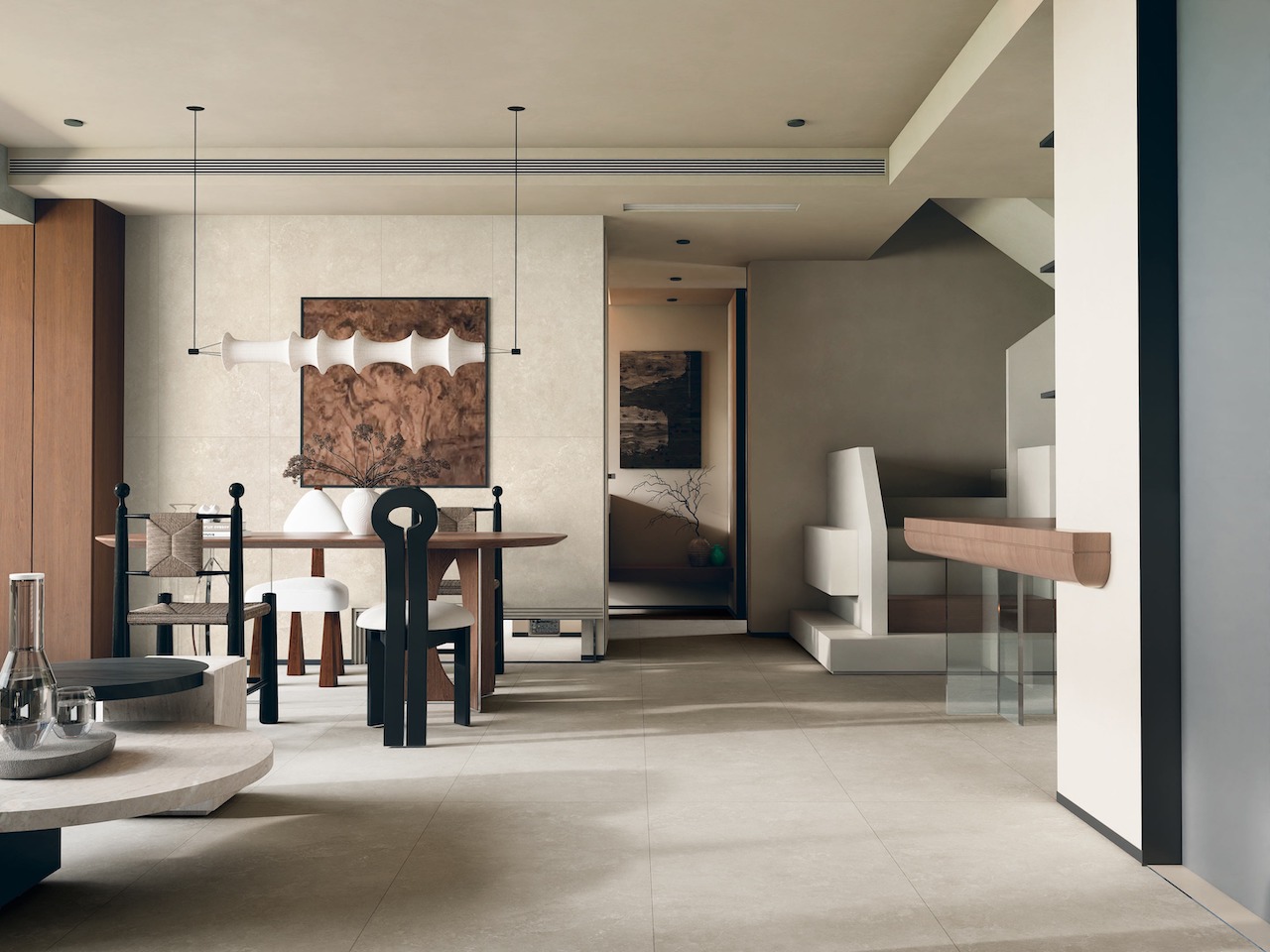 Керамогранит Global Tile арт Вереск, серо-бежевый, 1200х600 фото 4