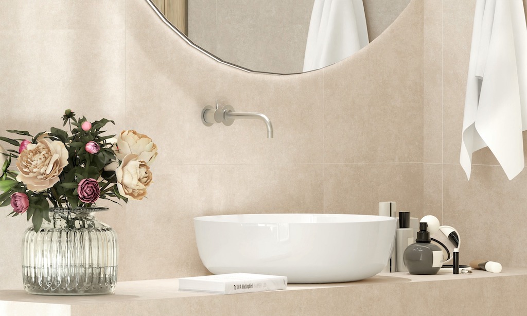 Керамогранит Global Tile арт Известняк, бежевый, 800x400 фото 2