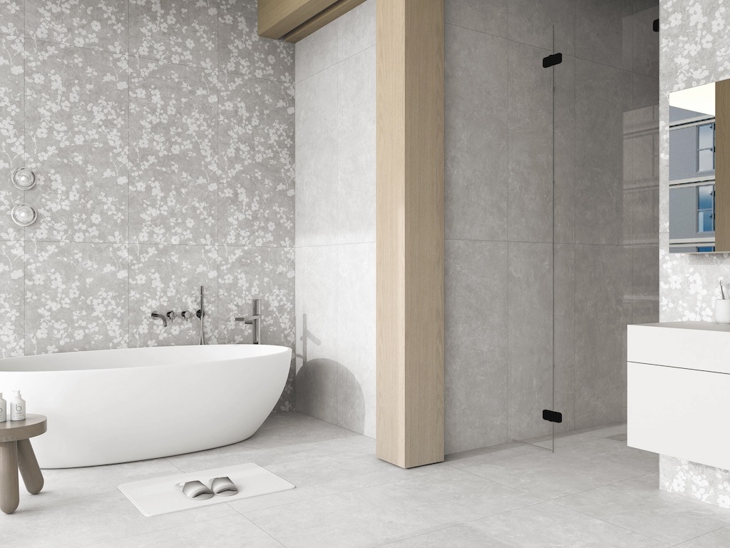 Керамогранит Global Tile арт Камелия, серый, 1200х600 фото 2
