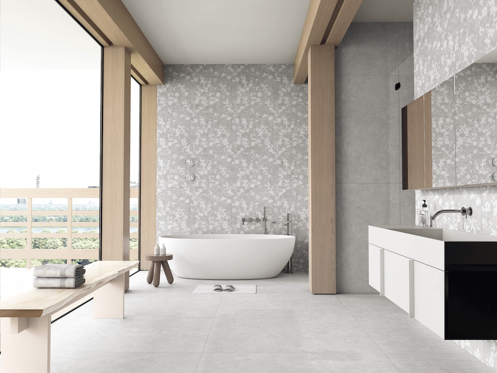 Керамогранит Global Tile арт Камелия, серый, 1200х600 фото 3