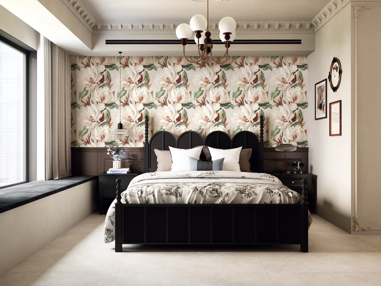 Керамогранит Global Tile арт Магнолия, бежевый, 1200х600 фото 2