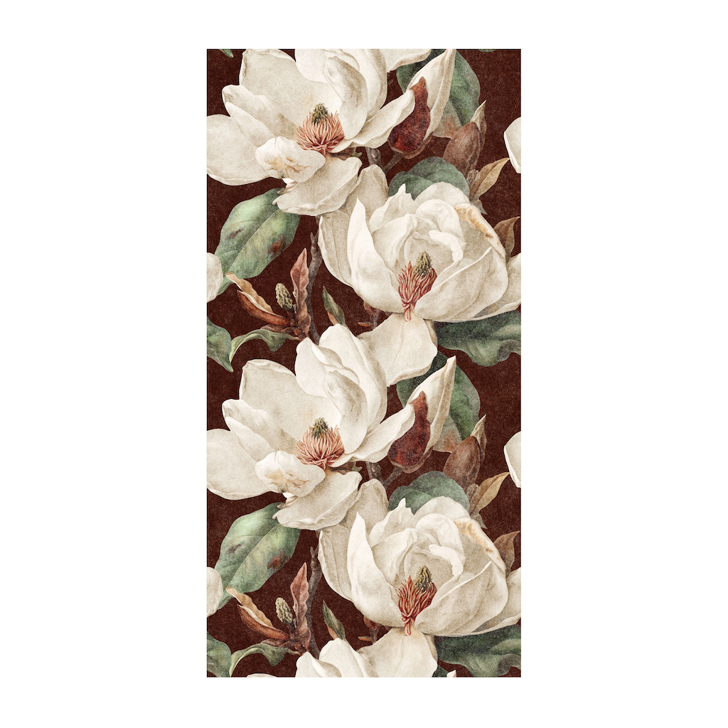 Керамогранит Global Tile арт Магнолия, бордо, 1200х600 фото 1