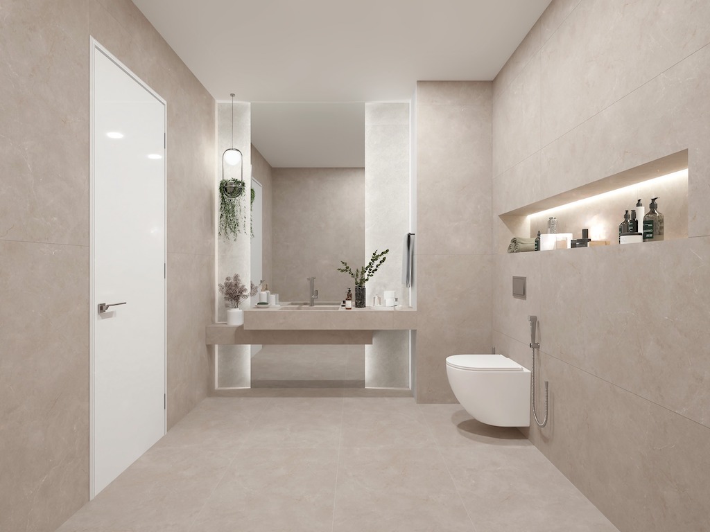 Керамогранит Global Tile арт Муар, бежевый, 1200х600 фото 3