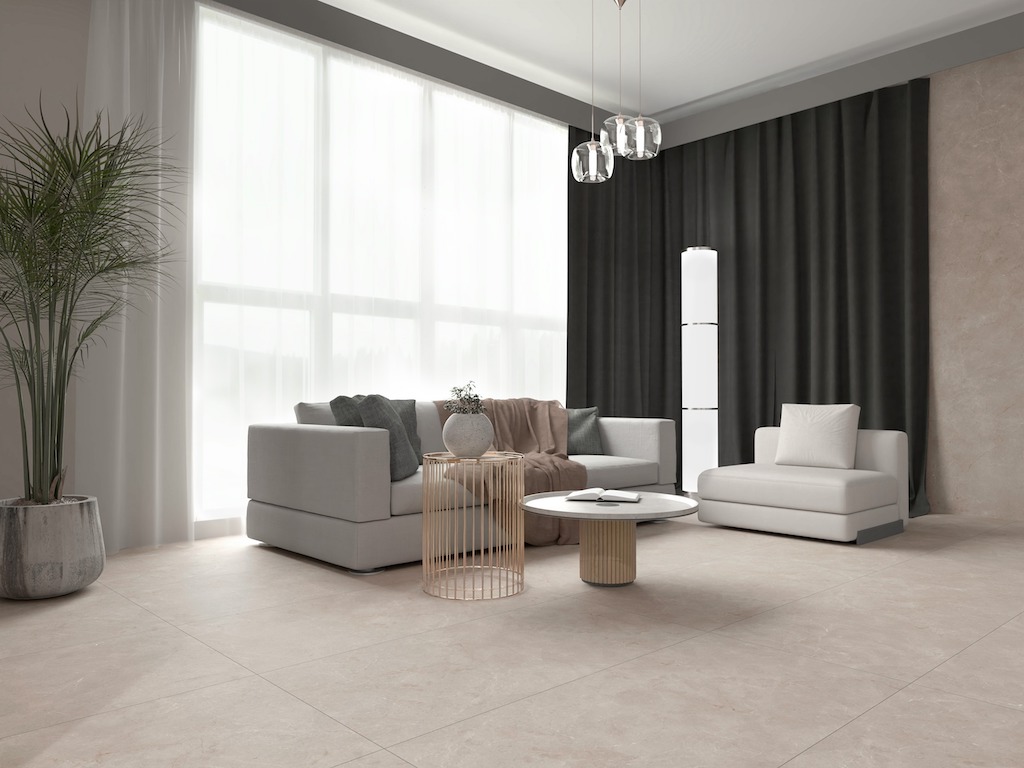 Керамогранит Global Tile арт Муар, бежевый, 1200х600 фото 4