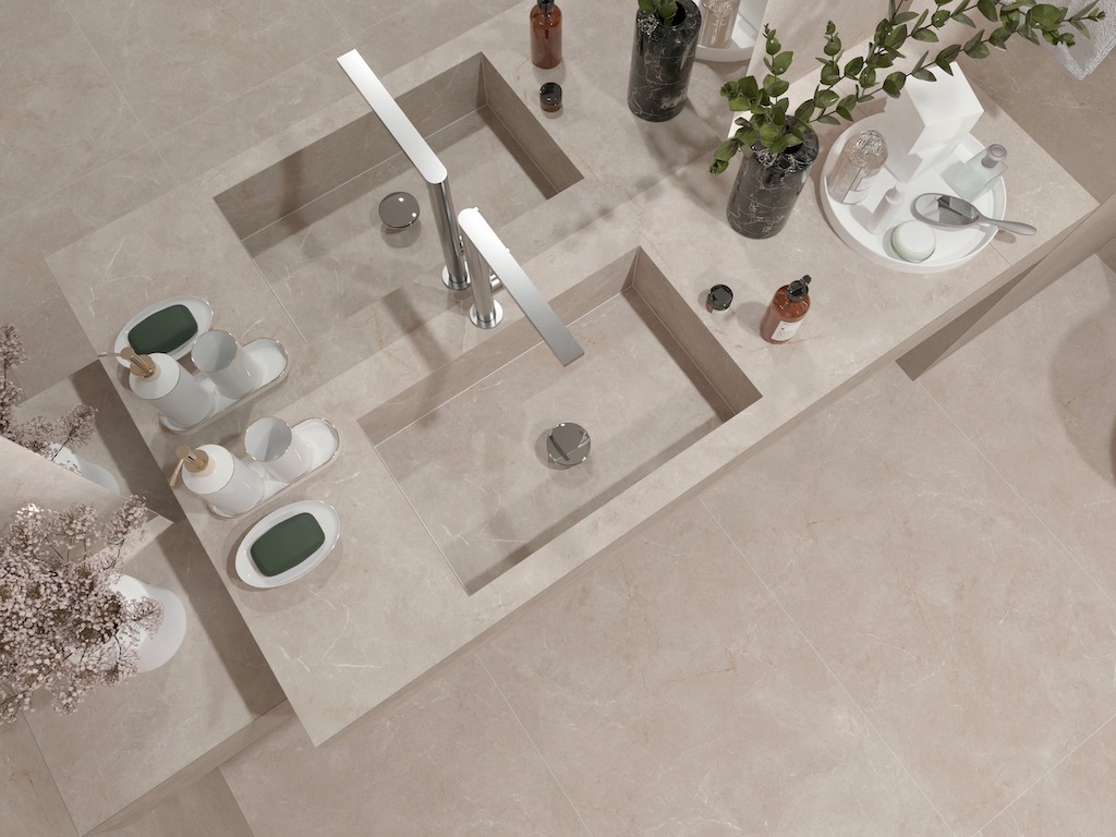 Керамогранит Global Tile арт Муар, бежевый, 1200х600 фото 6