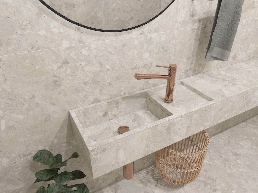Керамогранит Global Tile арт Чеппо Милано, серо-бежевый, 1200х600 фото 3