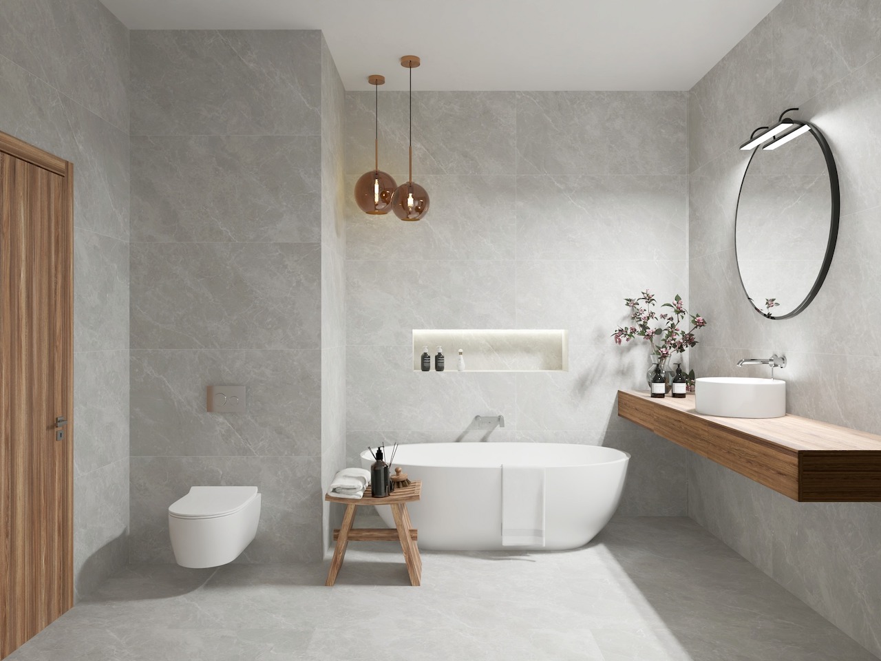 Керамогранит Global Tile арт Шелк, серый, 1200х600 фото 2