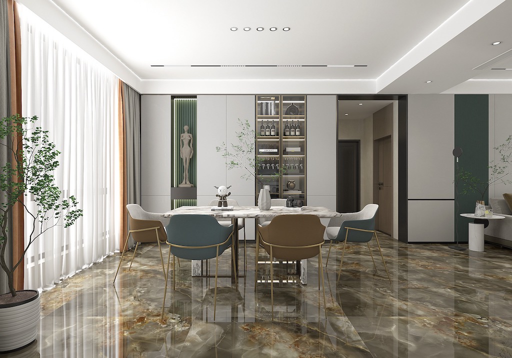 Керамогранит Global Tile арт Янтарь, коричневый, 1200х600 фото 2