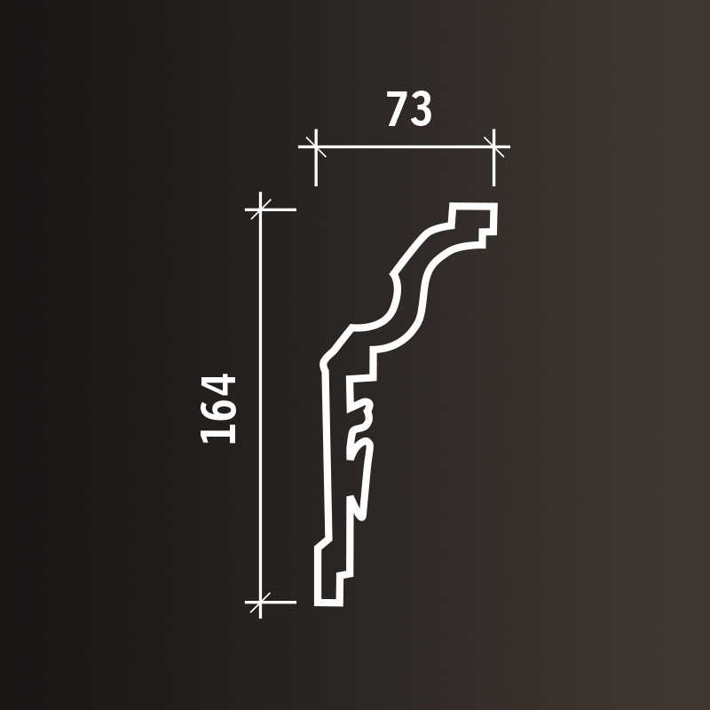 Потолочные карнизы Европласт арт 1.50.250 гибкий фото 3