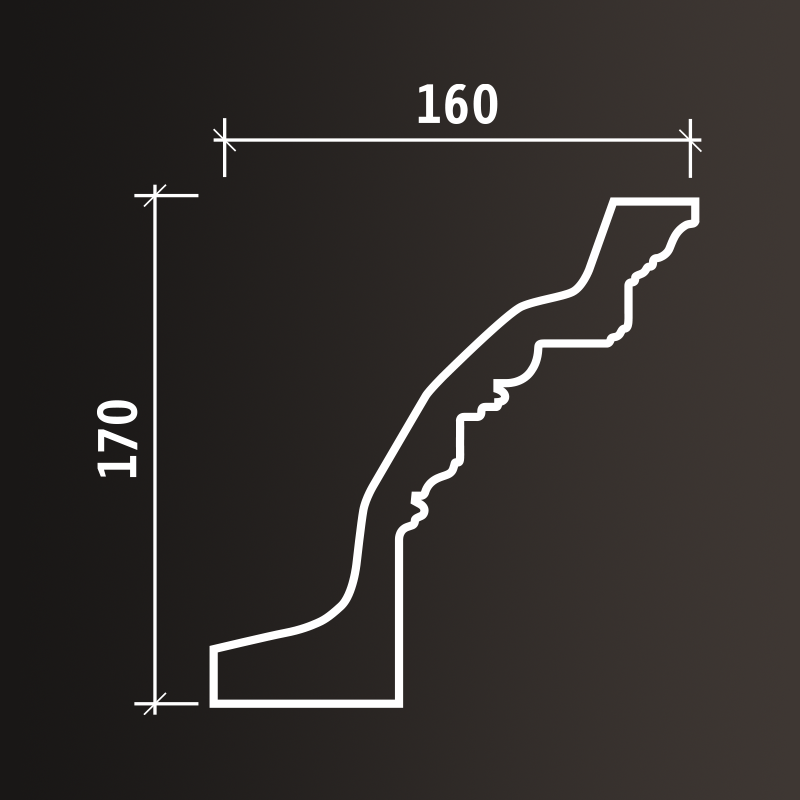 Потолочные карнизы Европласт арт 1.50.153 гибкий фото 3