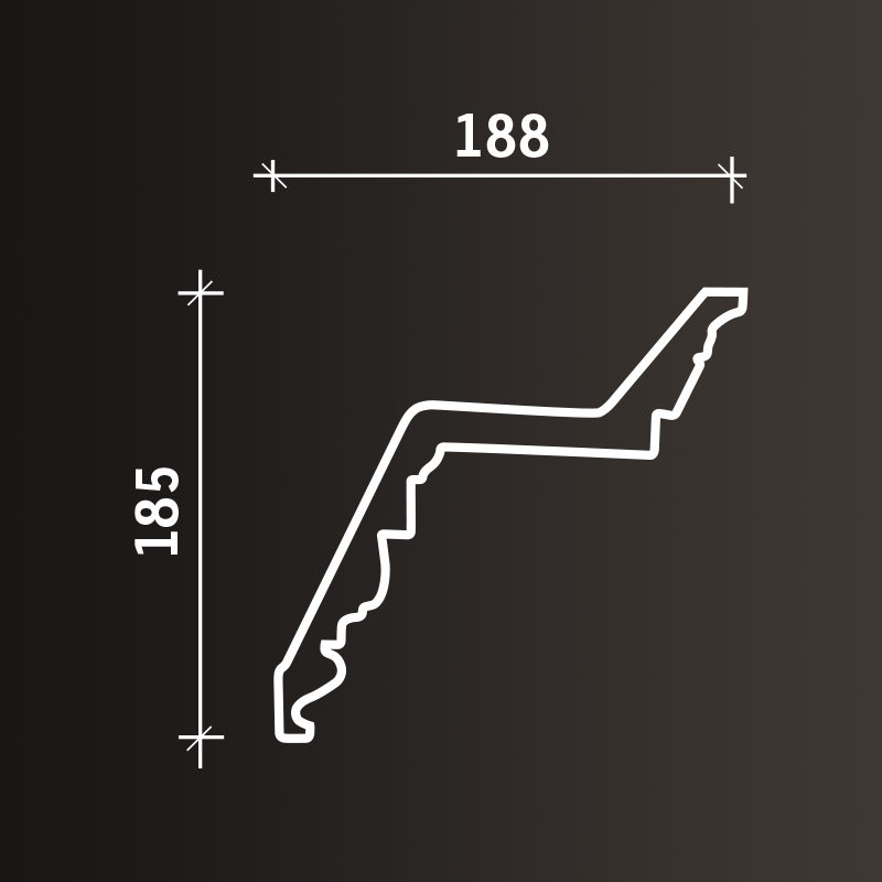 Потолочные карнизы Европласт арт 1.50.149 гибкий фото 3
