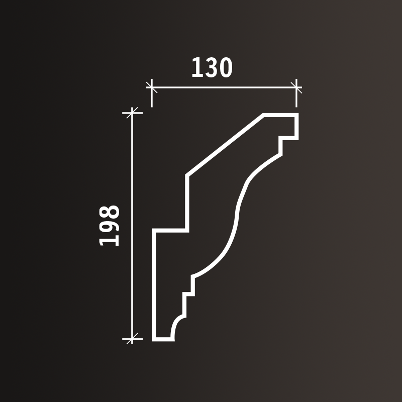 Потолочные карнизы Европласт арт 1.50.273 гибкий фото 3