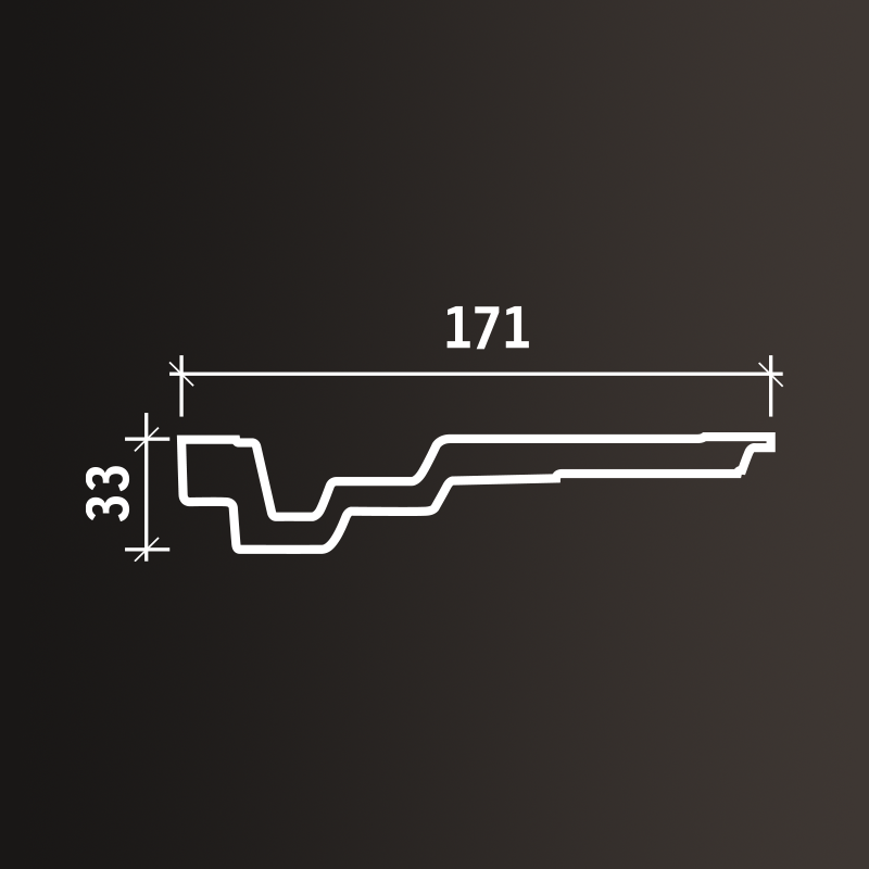 Потолочные карнизы Европласт арт 1.50.267 гибкий фото 3