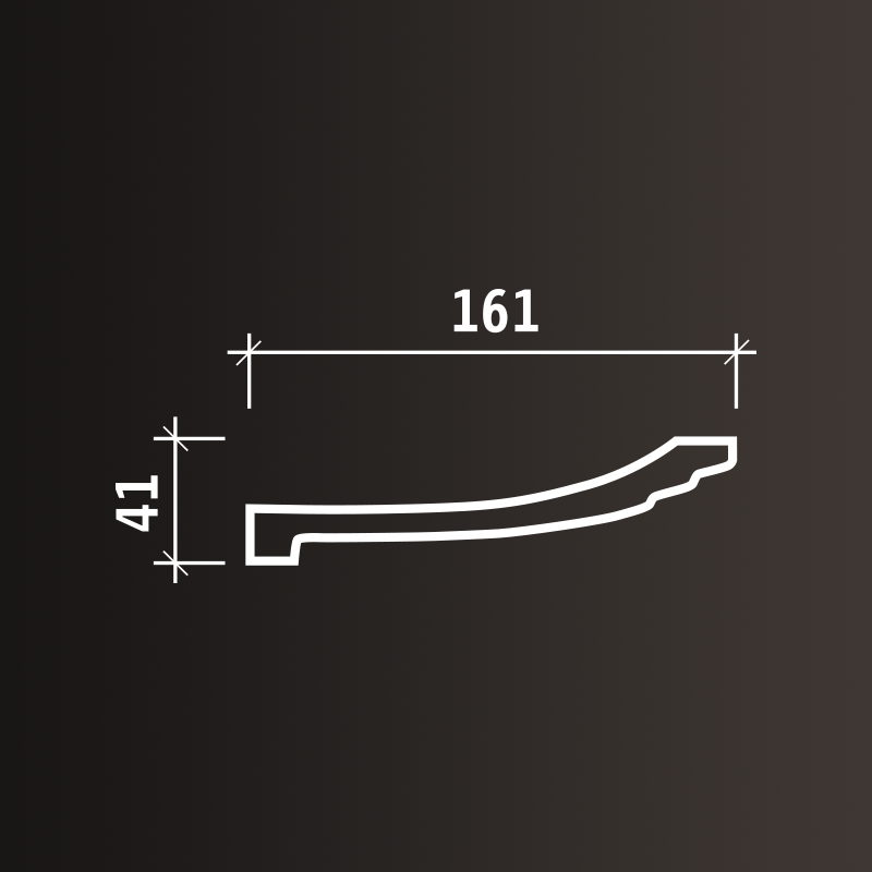 Потолочные карнизы Европласт арт 1.50.135 гибкий фото 3