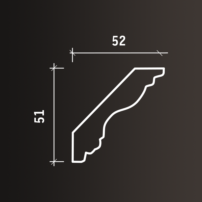 Потолочные карнизы Европласт арт 1.50.194 гибкий фото 3