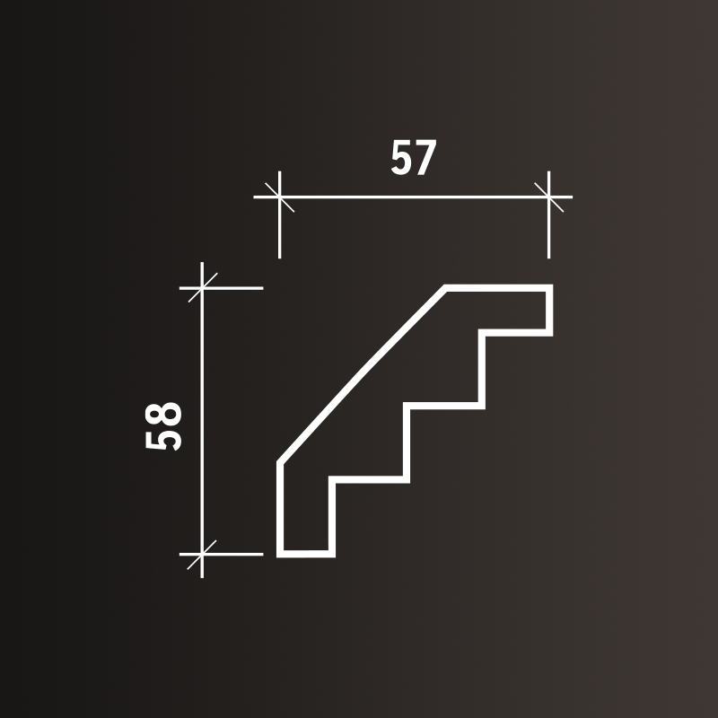 Потолочные карнизы Европласт арт 1.50.140 гибкий фото 3