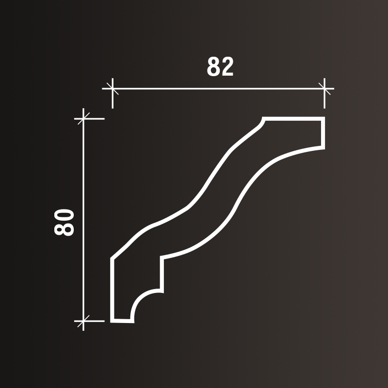 Потолочные карнизы Европласт арт 1.50.144 гибкий фото 3