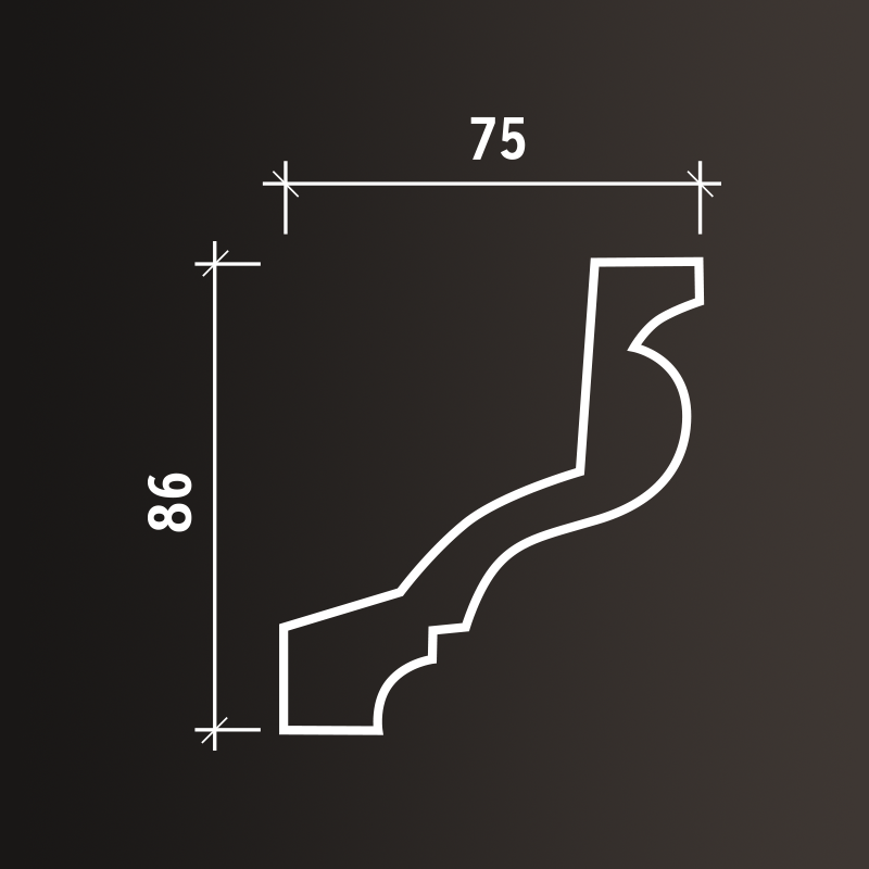 Потолочные карнизы Европласт арт 1.50.129 гибкий фото 3
