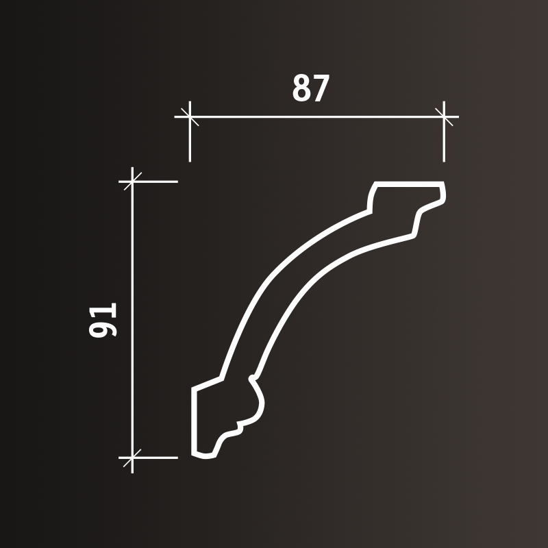 Потолочные карнизы Европласт арт 1.50.125 гибкий фото 3