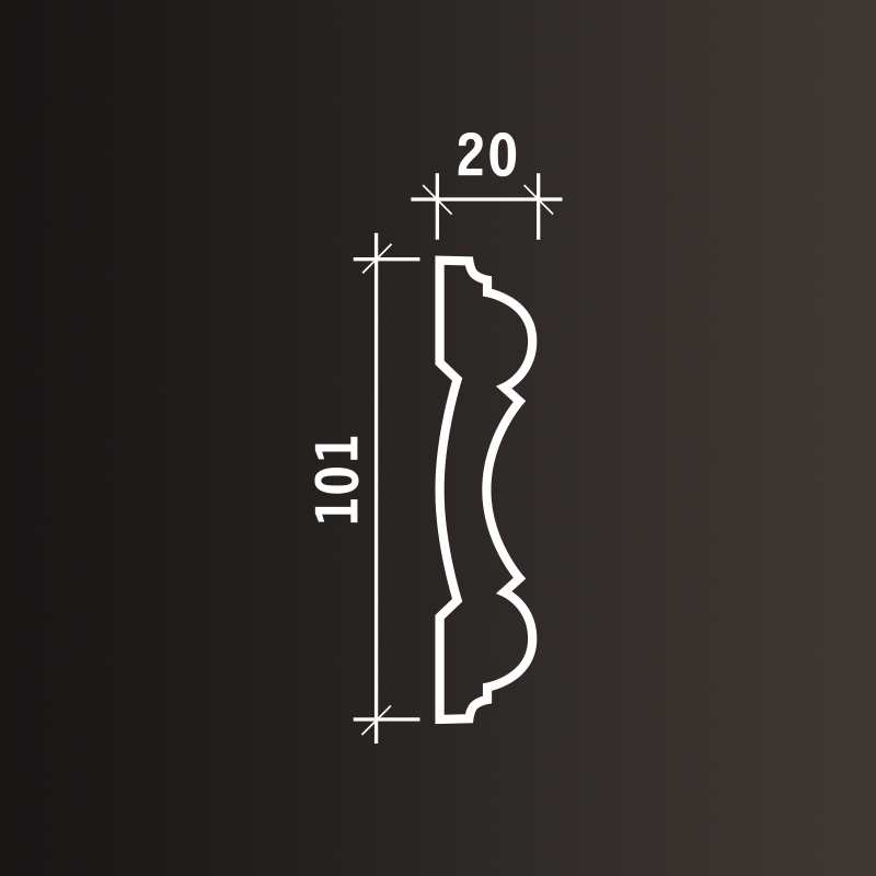 Молдинги Европласт арт 1.51.317 гибкий фото 3