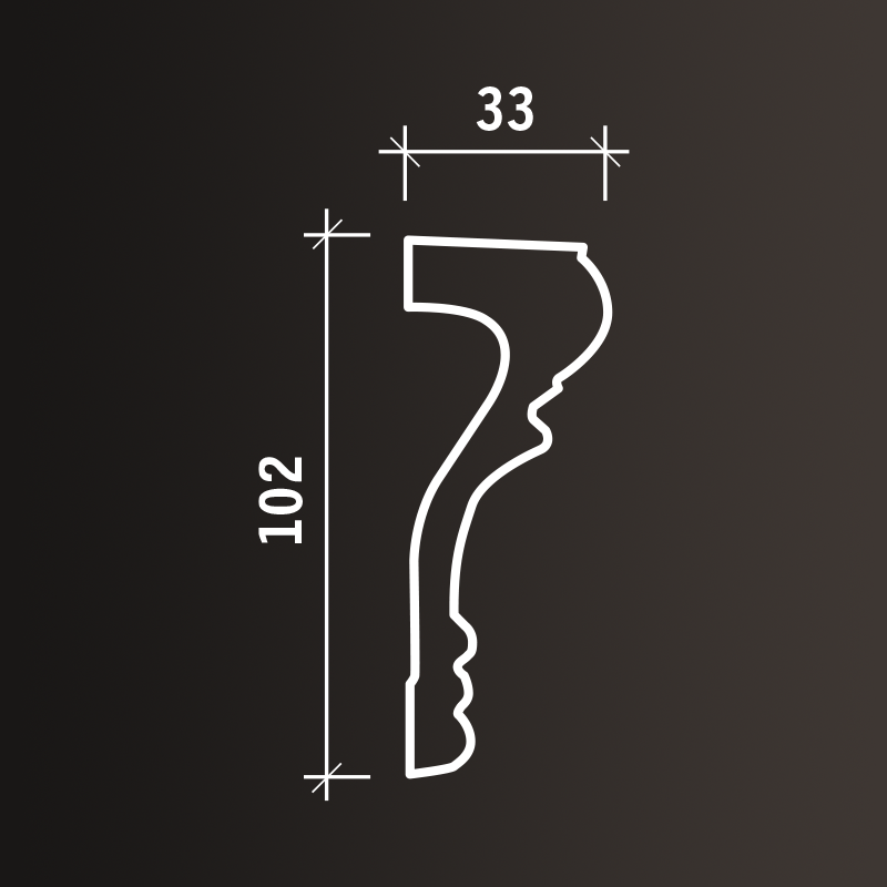 Молдинги Европласт арт 1.51.355 гибкий фото 3