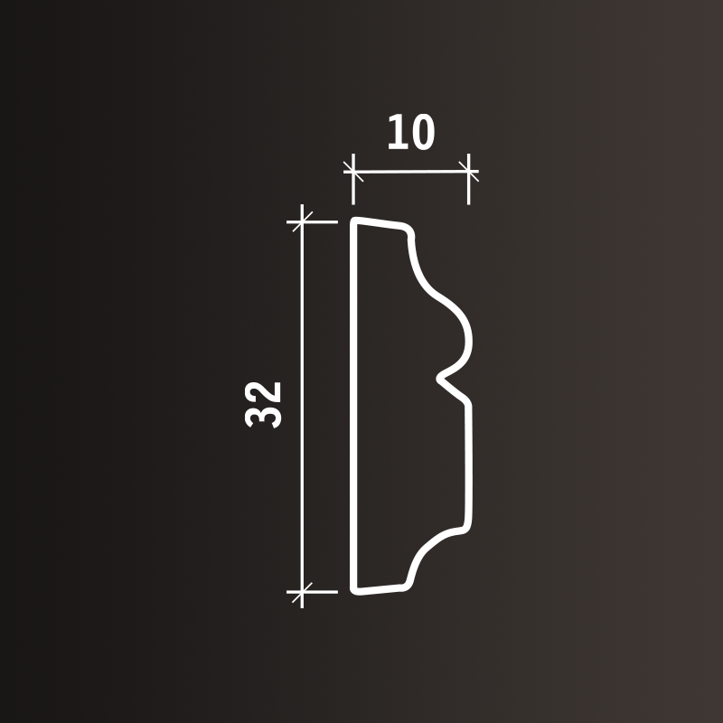 Молдинги Европласт арт 1.51.323 гибкий фото 3