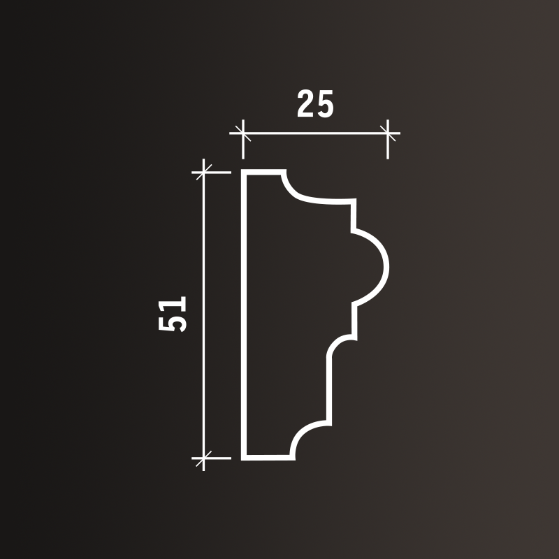 Молдинги Европласт арт 1.51.304 гибкий фото 2