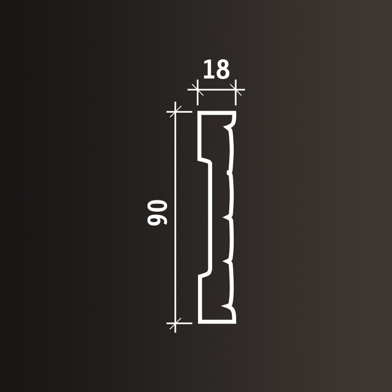 Молдинги Европласт арт 1.51.316 гибкий фото 3