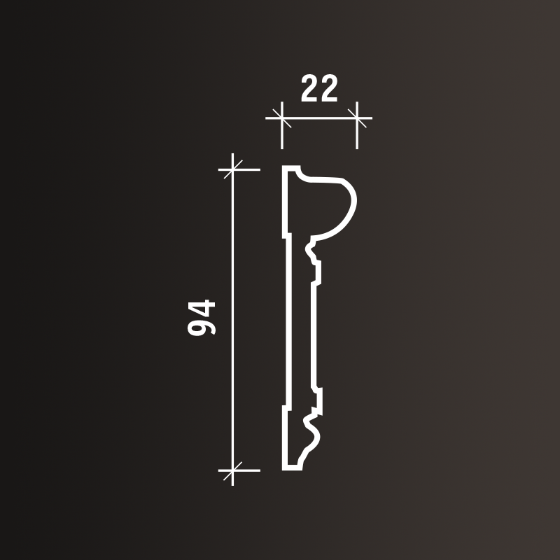 Молдинги Европласт арт 1.51.345 гибкий фото 3