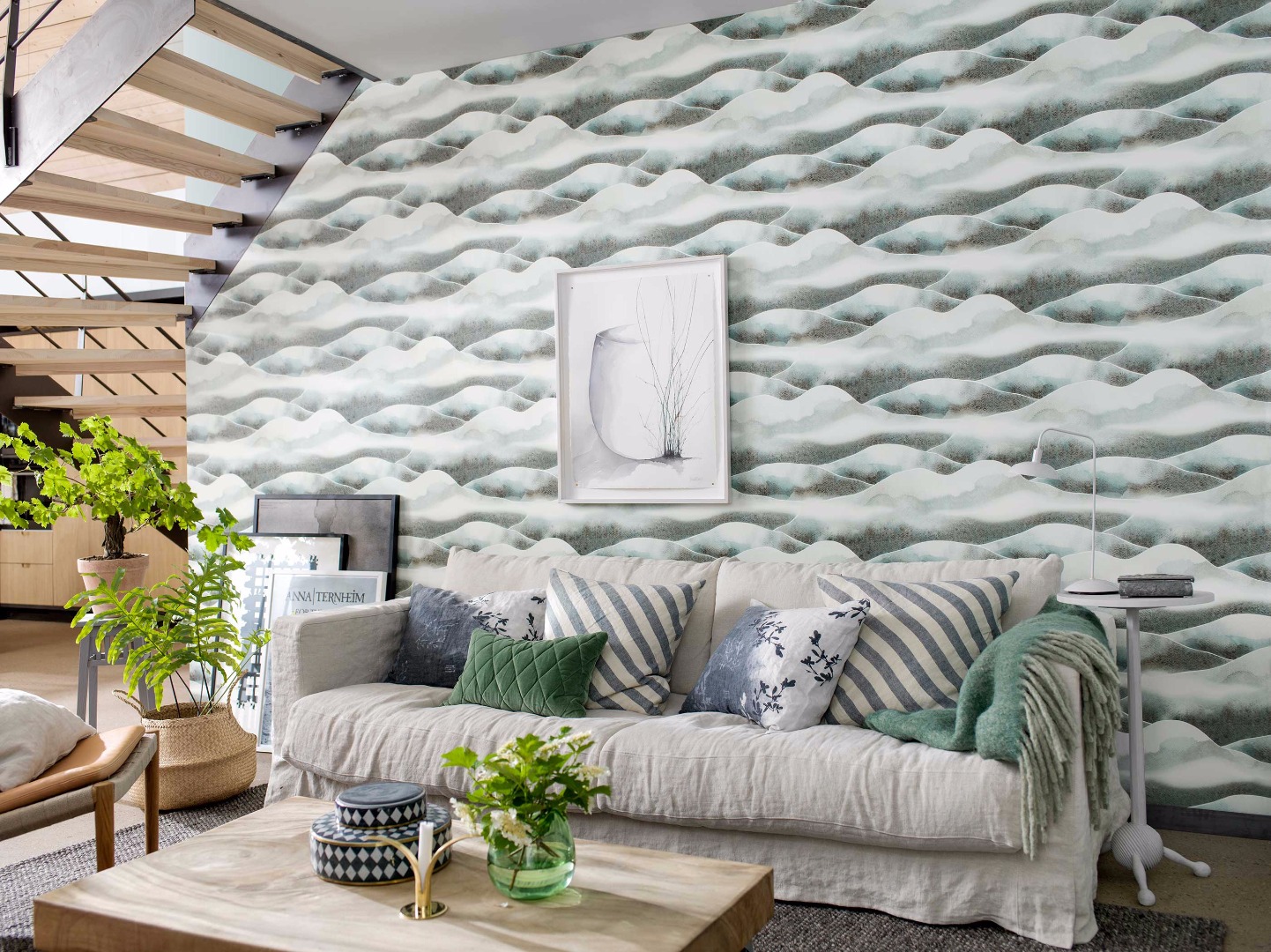 Пример экологичного интерьера с натуральными материалами