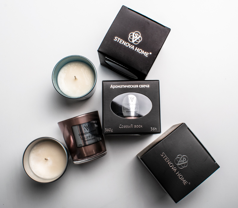 Ароматическая свеча STENOVA HOME арт 811032 фото 2