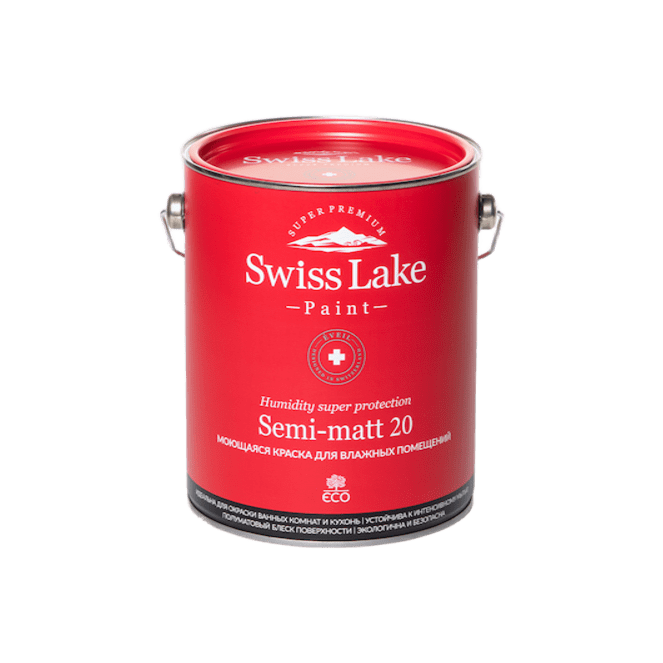 Интерьерная краска Swiss Lake арт Semi-matt 20 С, 2.7 л фото 1
