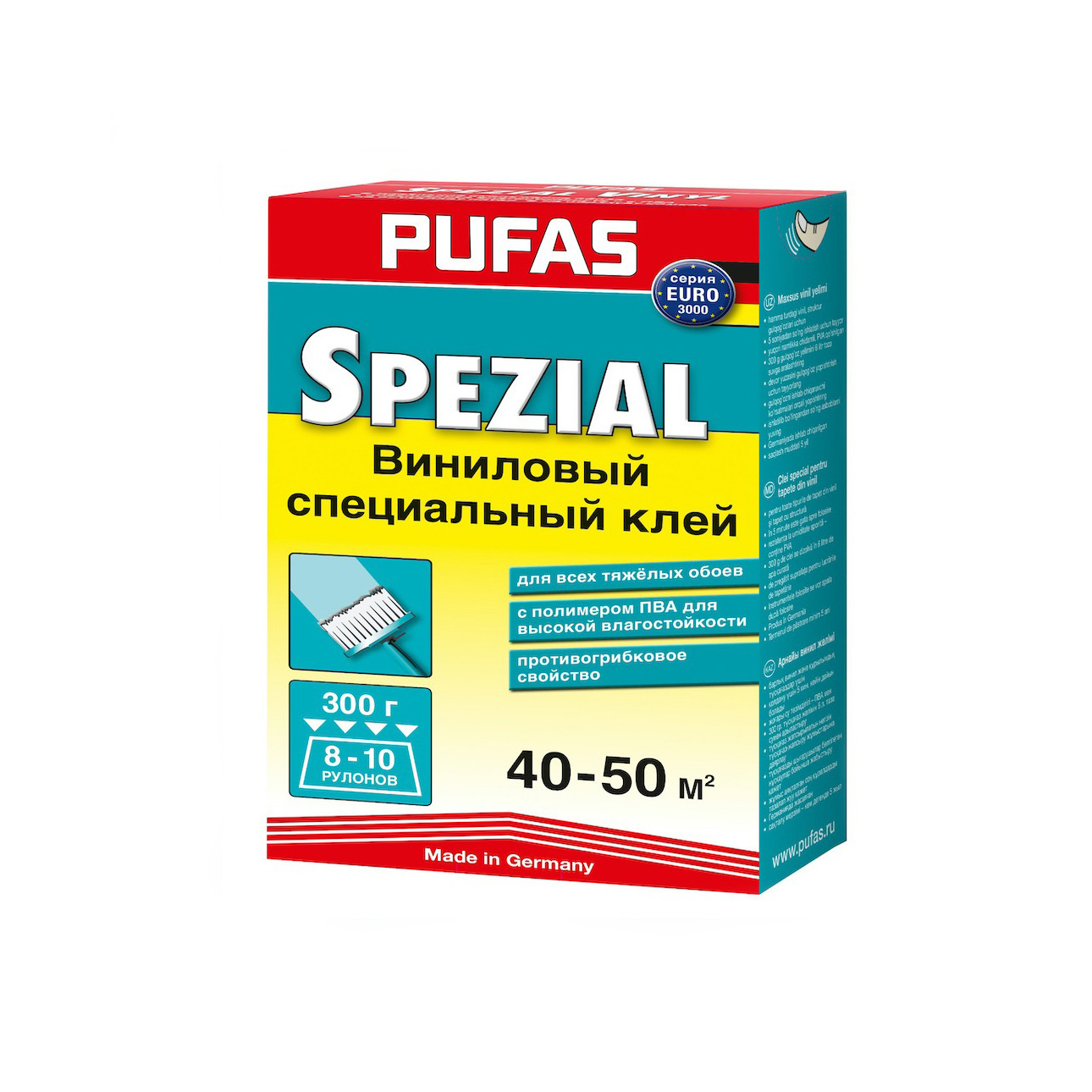 Клей Pufas арт для всех тяжелых обоев Euro 3000 фото 1