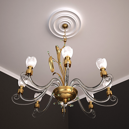 Розетки, кессоны, купола Европласт арт Т.1.56.014 фото 2